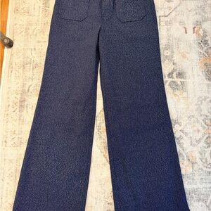 J. Crew Lizzie shimmer wide legged jeans NWT 28